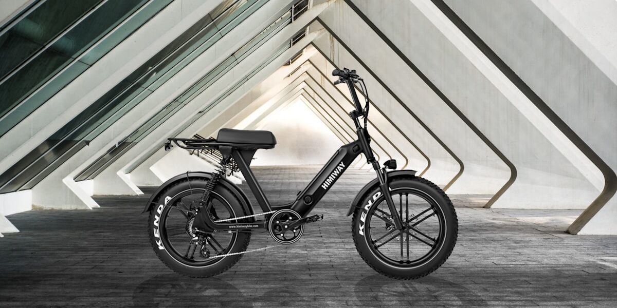 Modern e-bike in urban environment
