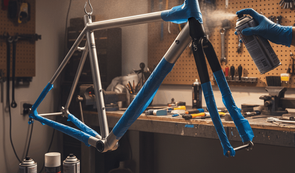 How to Repaint a Bike Frame at Home