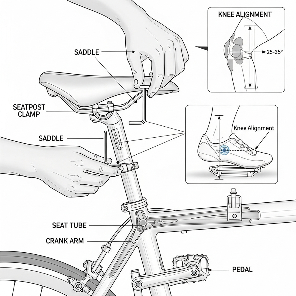 Cycling Knee Pain Behind the Kneecap — Saddle Height Is Probably Wrong