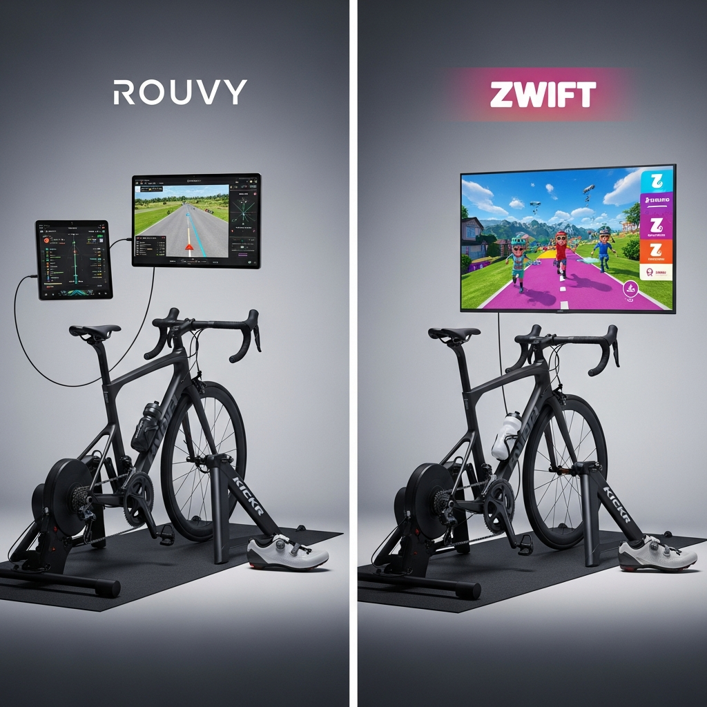 Rouvy vs Zwift — Which Indoor Cycling App Is Worth Your Money?